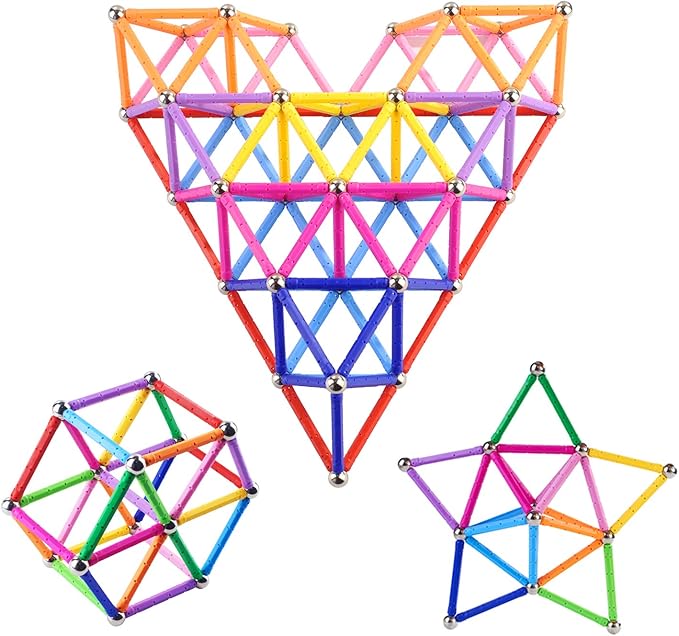 150Pcs Magnetic Building Sticks Blocks Toys