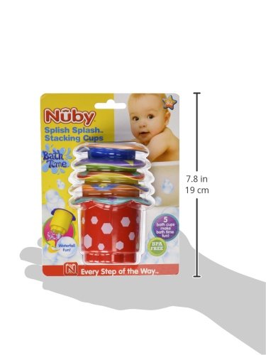 LILLIPUTIENS 3 Floating Bath Cups - Stack, Pour & Splash