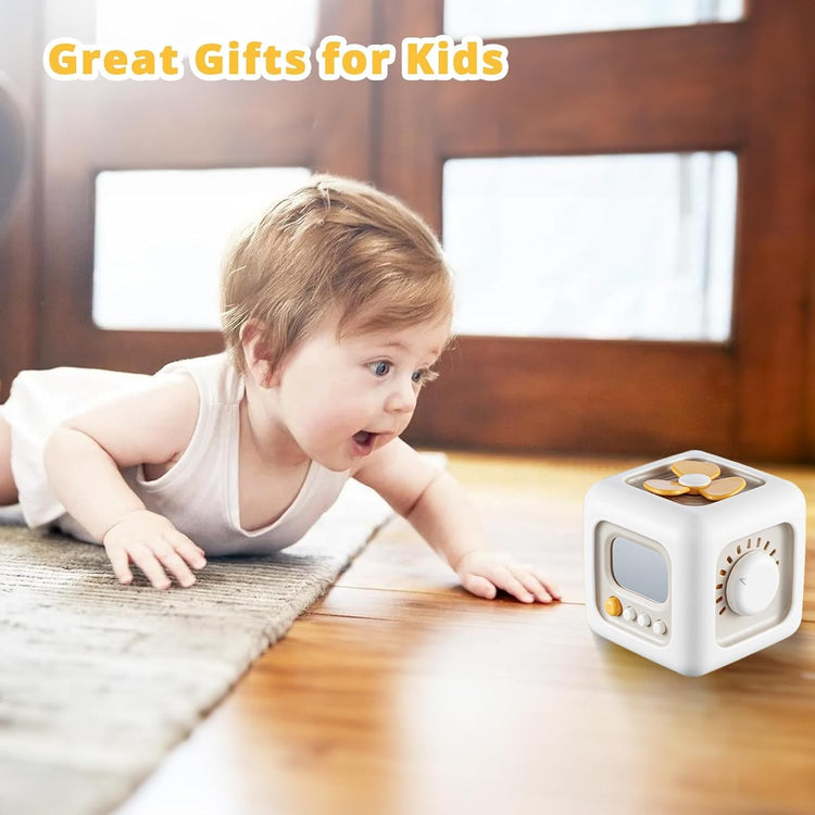 Montessori Busy Cube Toy – Educational Sensory Activity Cube for Toddlers