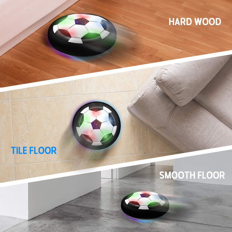 Hovering Soccer Ball Set - Indoor Air Soccer Action