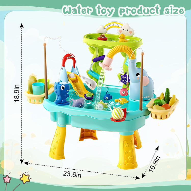 Kids Sensory Water Table with Electric Pump