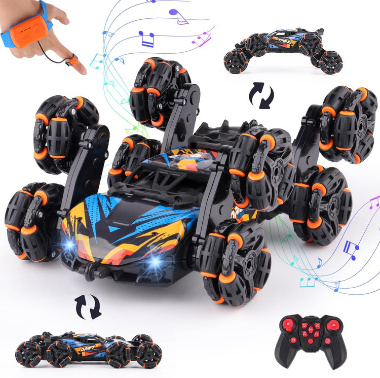 Cool 8 Wheels Hand Controlled RC Stunt Car Toys