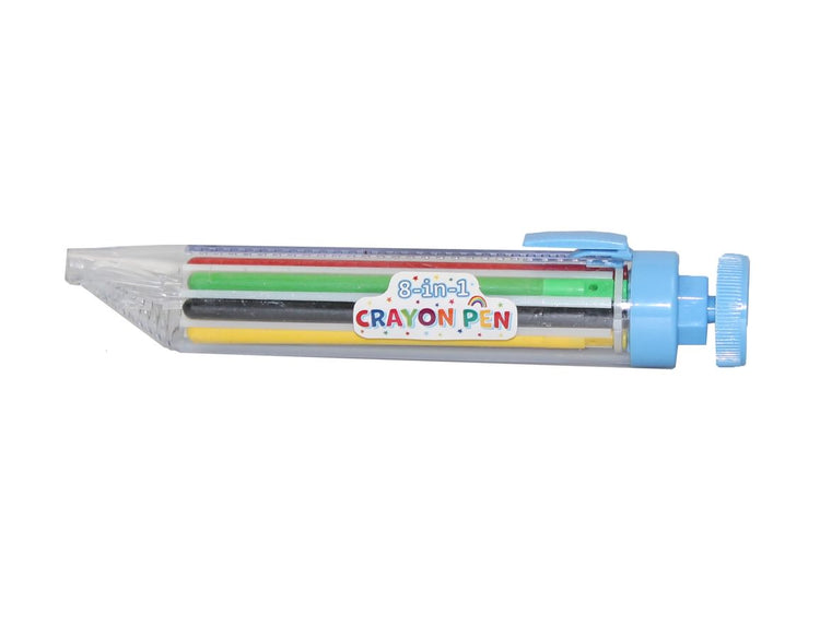 8-in-1 Crayon Pen - Retractable Colors