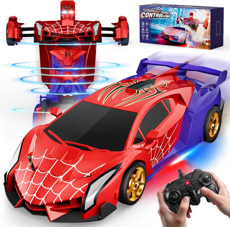 Spider Transforming RC Car with Lights