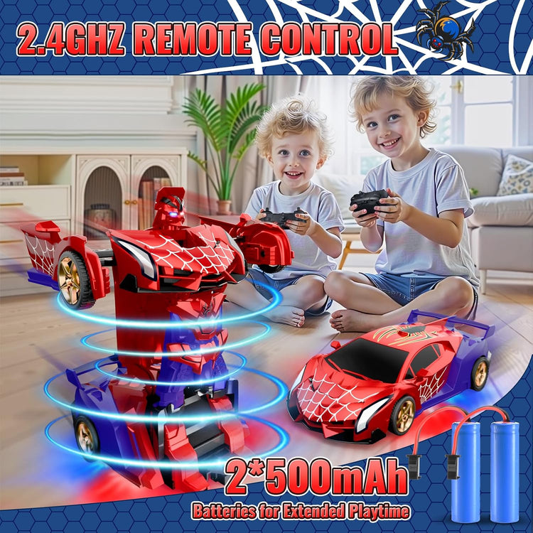 Spider Transforming RC Car with Lights