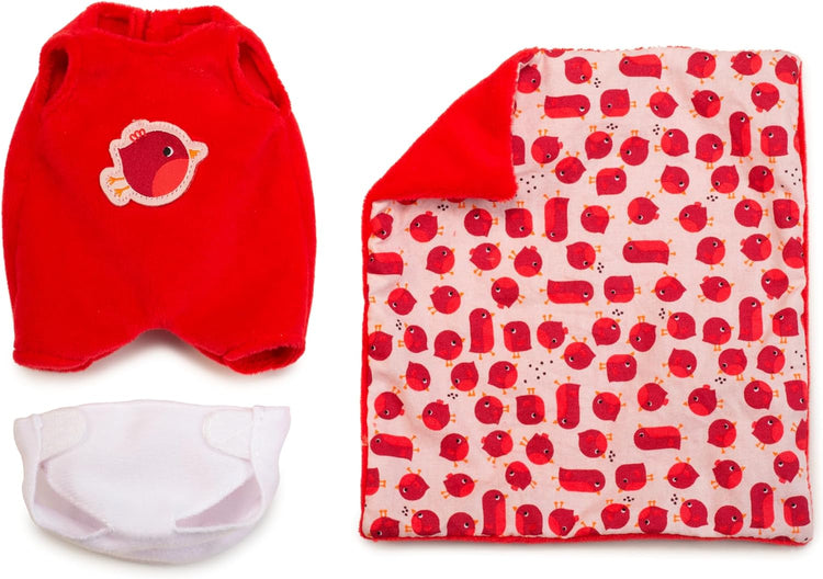 LILLIPUTIENS Agathe Baby Doll & Carrier - Soft Nurture Set