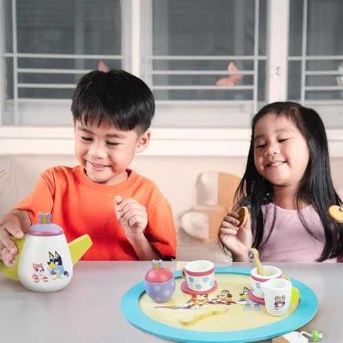 Bluey Wooden Tea Party Play Set (18 pcs)