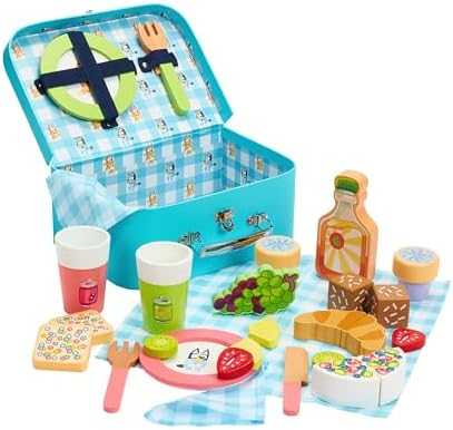 Bluey Wooden Tea Party Play Set (18 pcs)