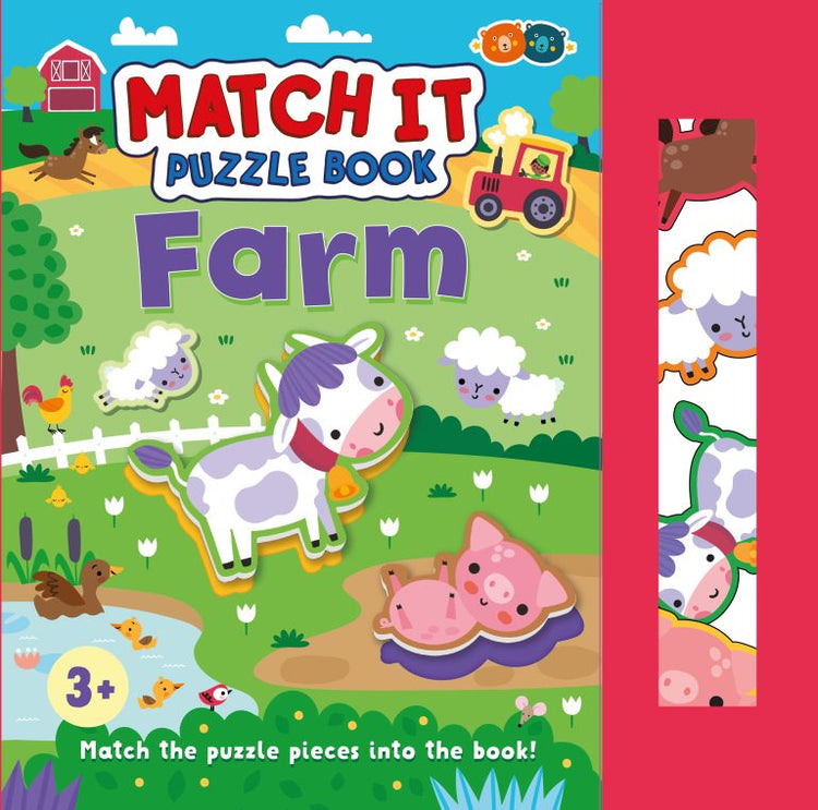 Buddy & Barney Match It Puzzle Book - Farm