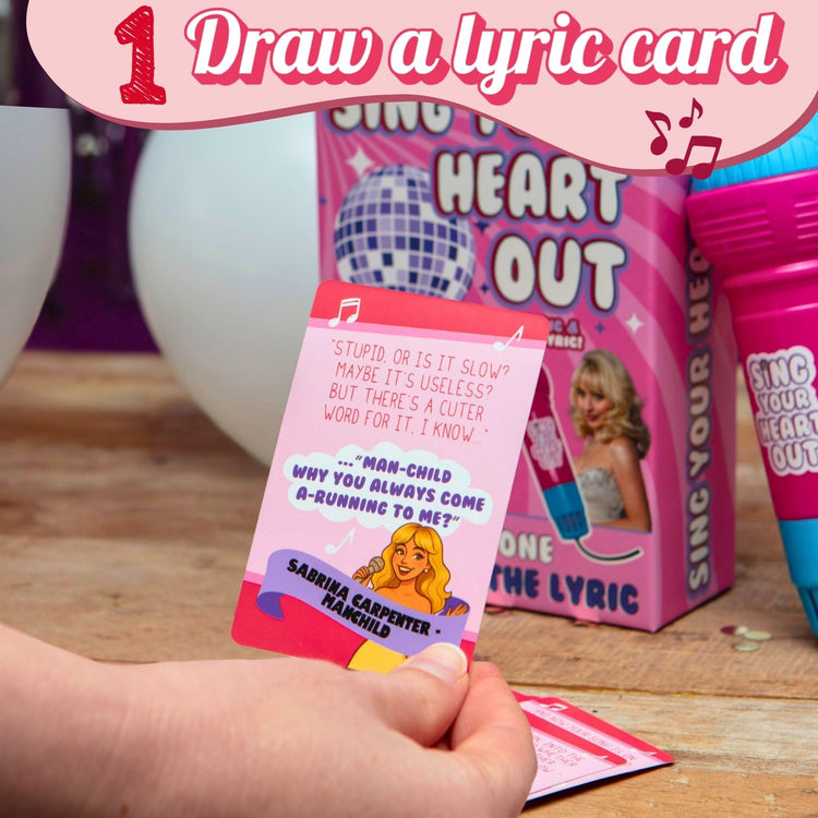 Sing Your Heart Out - Pop Lyric Challenge