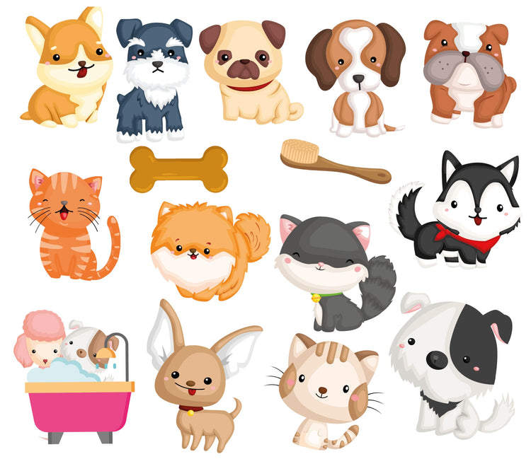 Buddy & Barney Muddy Paws - Color-Changing Bath Stickers