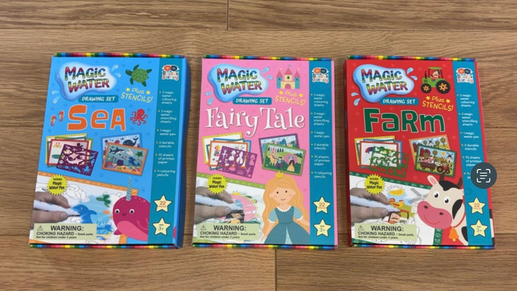 Buddy & Barney Magic Water Drawing Set - Fairy Tale Fun