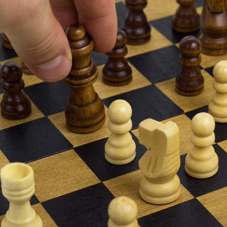 Chess Wooden Board Game - Classic Wooden Strategy Game