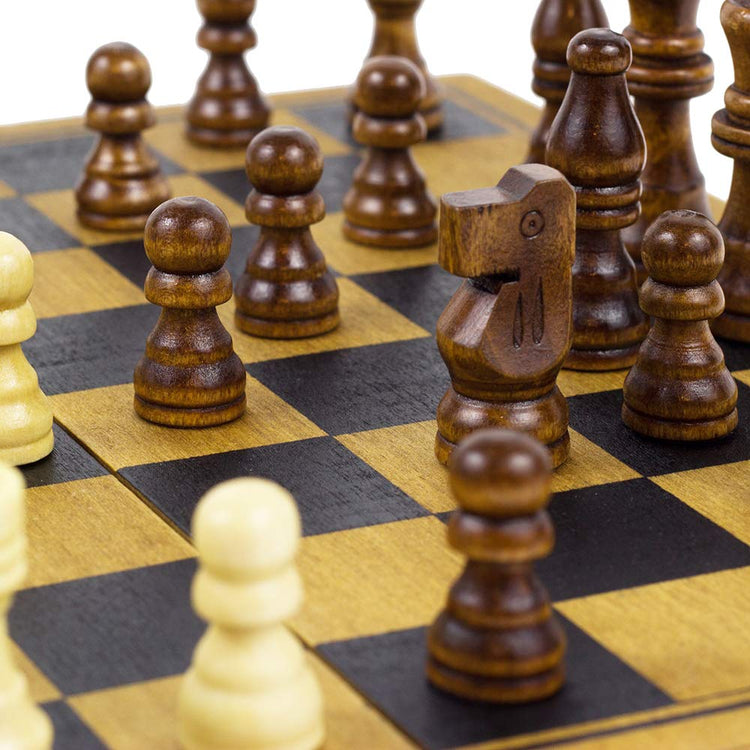 Chess Wooden Board Game - Classic Wooden Strategy Game