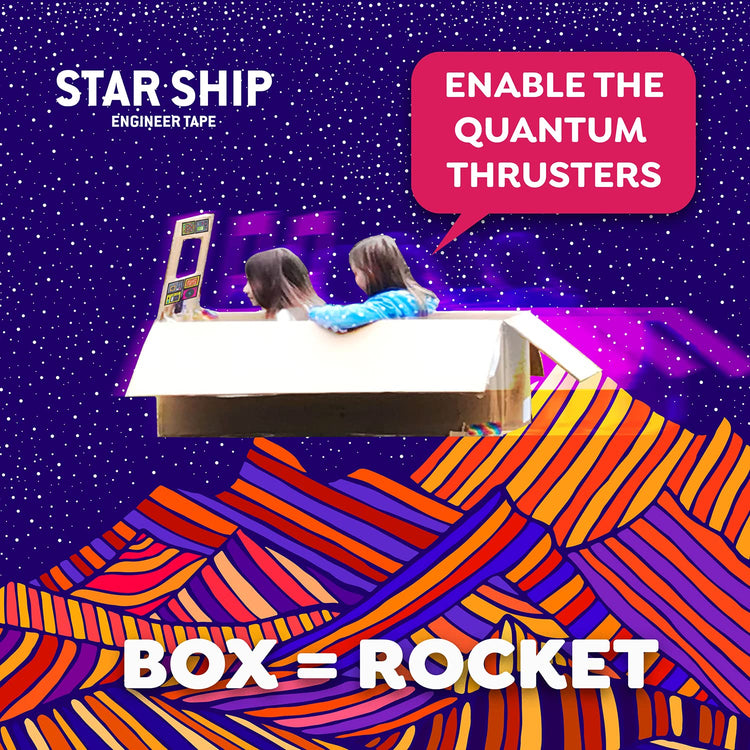 Copernicus Star Ship Engineer Washi Tape - Imaginary Space Ship