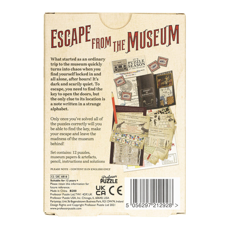 Escape From the Museum - Crack the Code and Escape