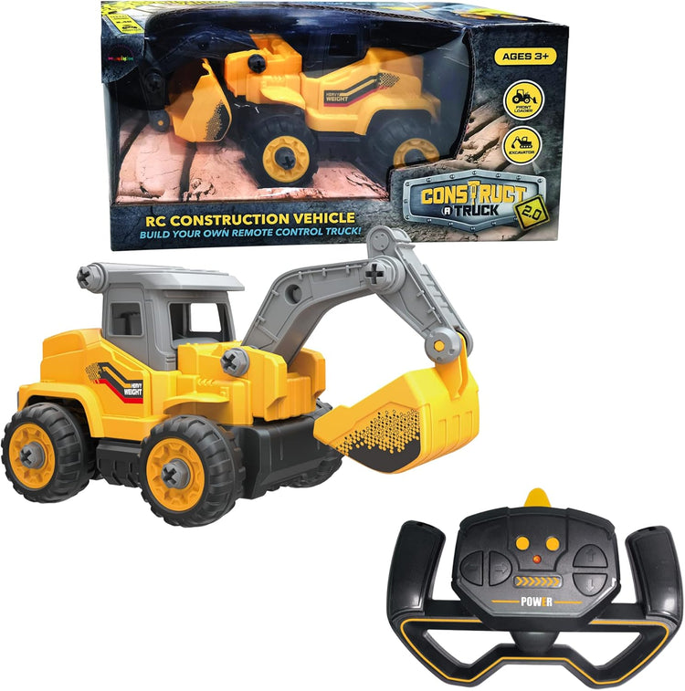 Construct A Truck 2.0 Excavator - RC STEM Build Kit