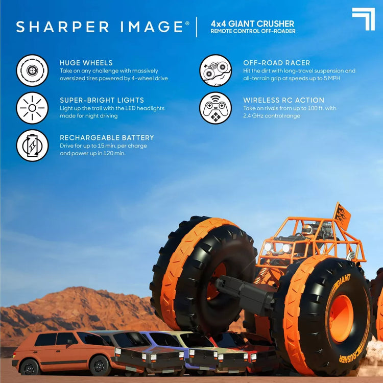 4x4 Giant Crusher Remote Control 4WD Truck