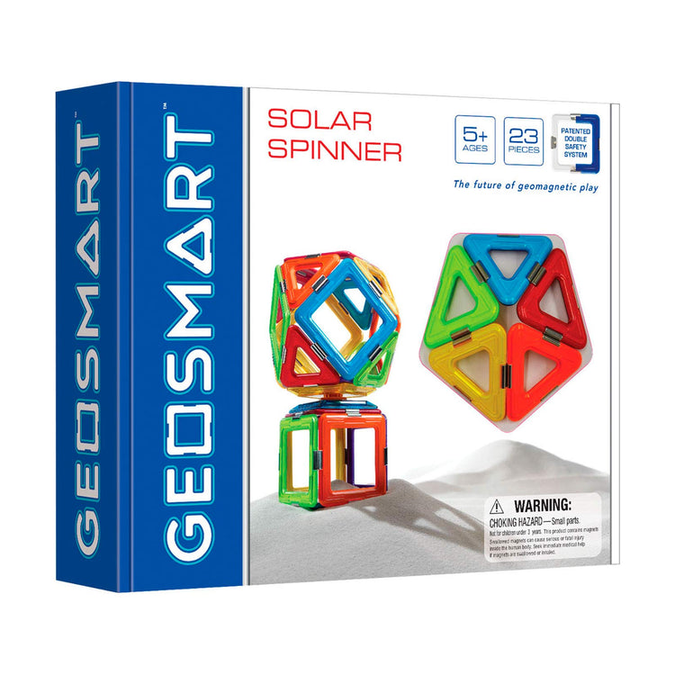 GeoSmart Solar Spinner - 23-Piece Magnetic STEM Build Set