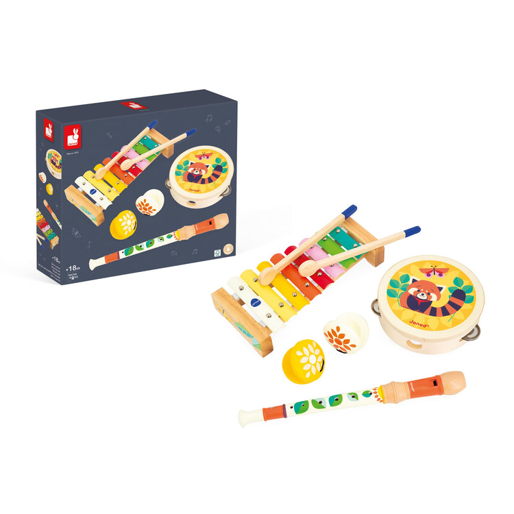 Janod Gioia Music Set - 4 Instruments for Early Rhythm Fun