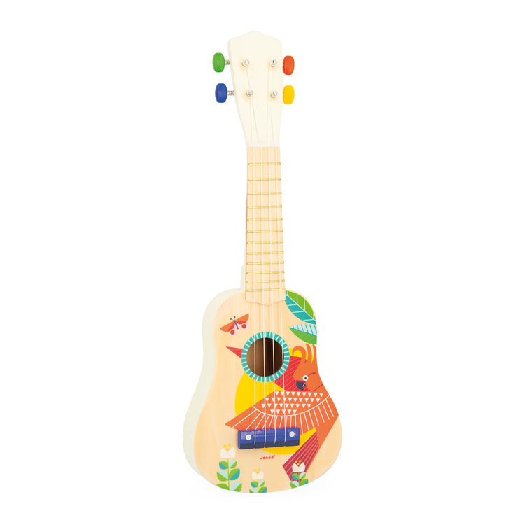 Janod Gioia Ukulele - 20-Inch Music Toy with Extra Strings