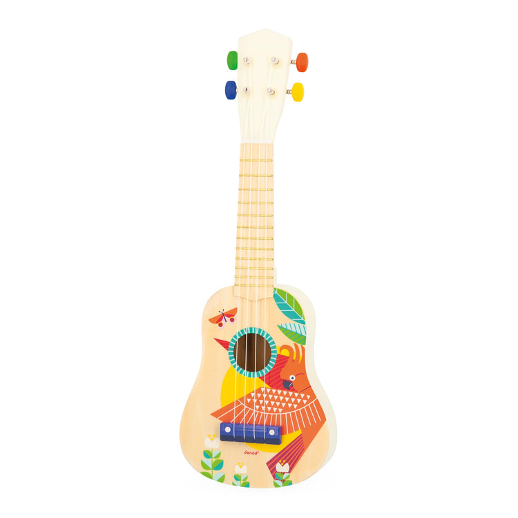 Janod Gioia Ukulele - 20-Inch Music Toy with Extra Strings