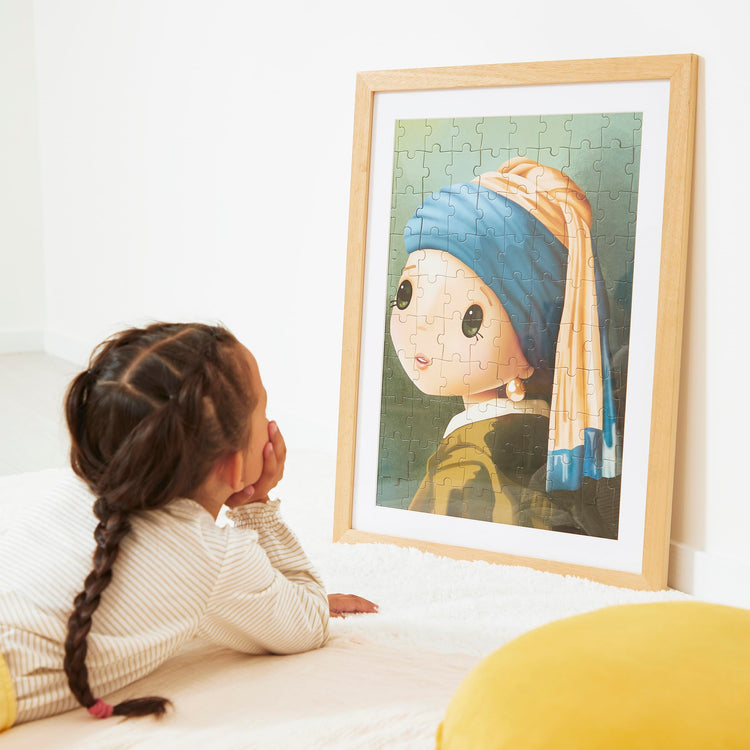Janod Vermeer Puzzle - 100 Pieces in a Portable Suitcase