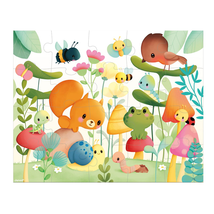 Janod My Garden Friends Puzzle - 20 Pieces Made in France