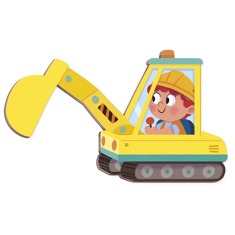 Janod Construction Site Magneti'Stories - 30-Piece Builder Fun