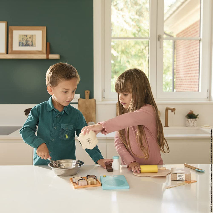 Janod My Bakery - 19-piece Wooden Pastry Set for Little Bakers