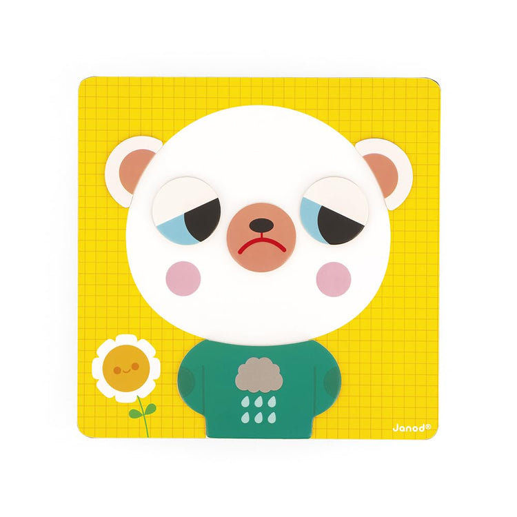 Janod Emotions Bear Magnetic Game - Fun Emotional Learning