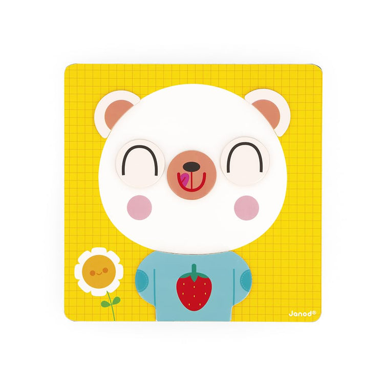 Janod Emotions Bear Magnetic Game - Fun Emotional Learning
