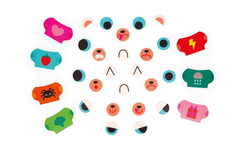 Janod Emotions Bear Magnetic Game - Fun Emotional Learning
