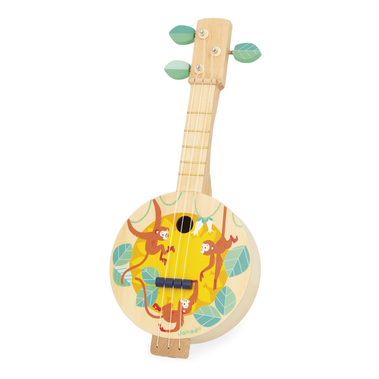 Janod Wooden Banjo - 3 Spare Strings for Young Musicians