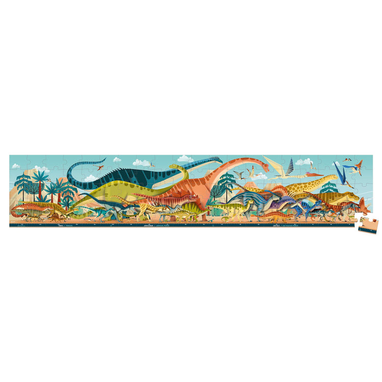 Janod Dino Panorama Puzzle - 100 Pieces for Ages 6 and up