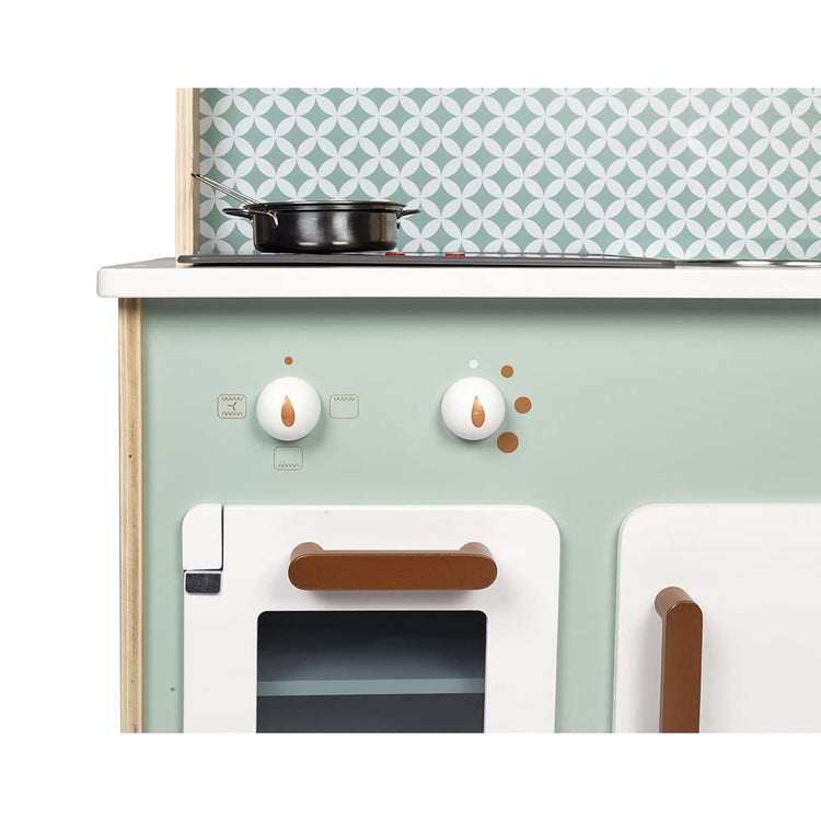 Janod Big Cooker Reverso - Kitchen & Laundry with 8 Accessories