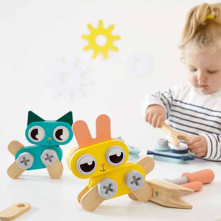 Janod Brico'Kids Animals Set - 53 Pieces for Creative Play