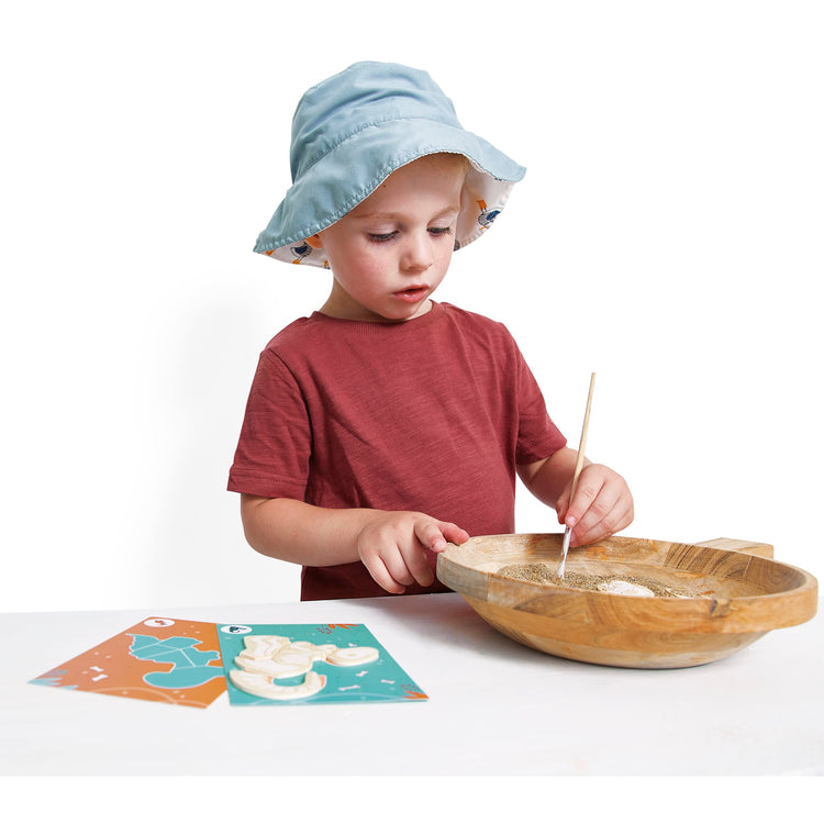 Janod Dinosaur Dig Puzzle - Excavate and Build Prehistoric Fun