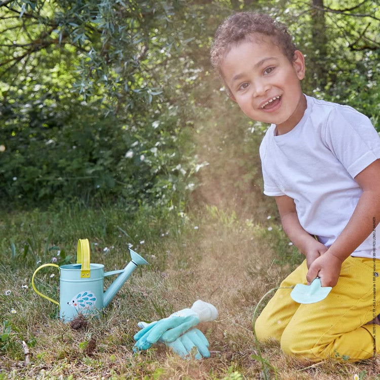 Janod Happy Garden Playset - 5-piece Metal Gardening Tool Set