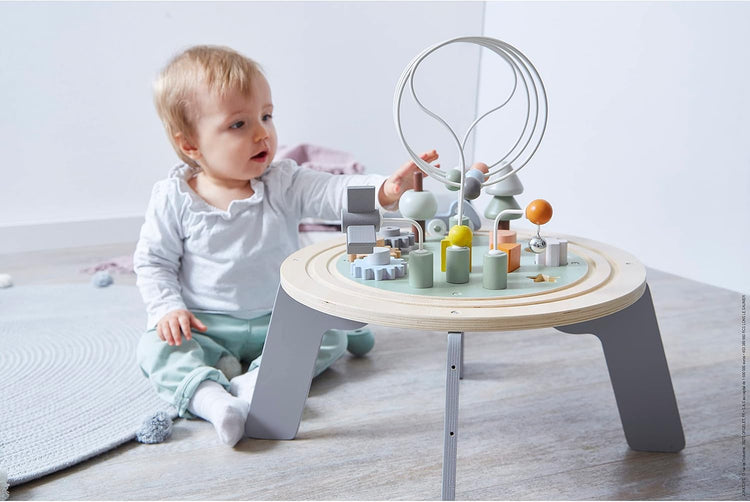 Janod Activity Table - Adjustable Height Multi-Play Fun