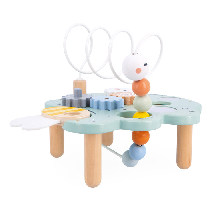Janod Leaf Station - 5 Wooden Activities for Fine Motor Play