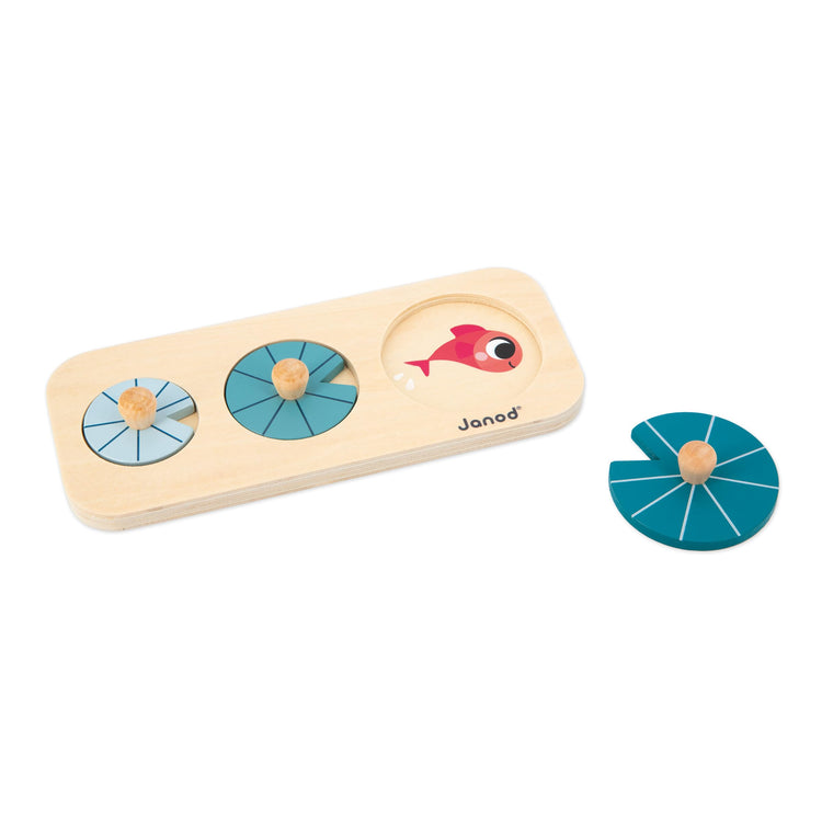 Janod Toy Box 12M - 4 Early Learning Toys for Baby Growth