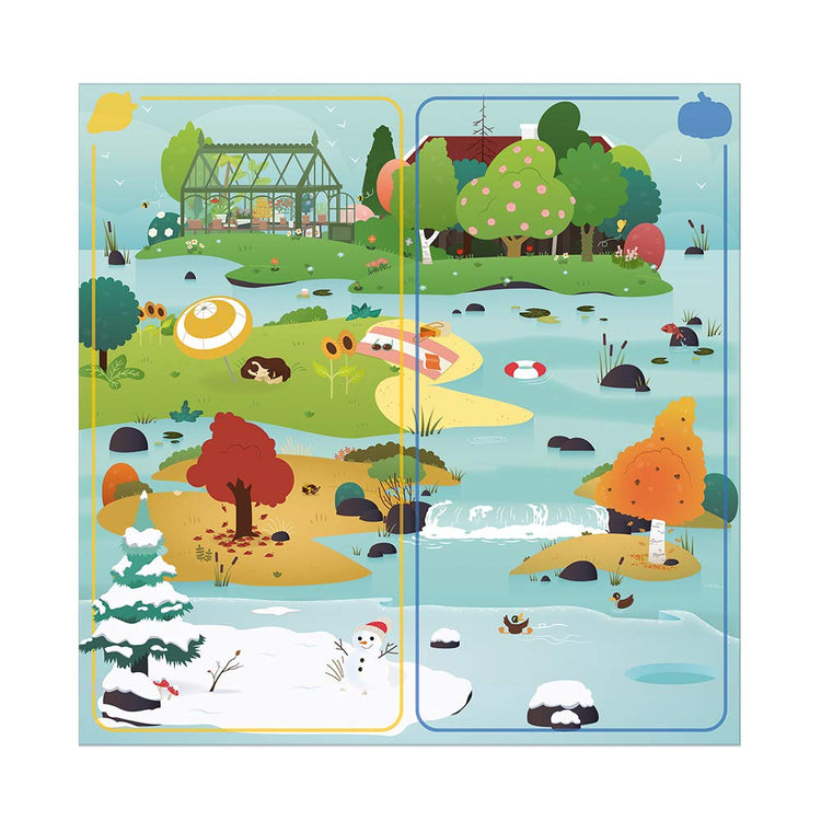 Janod WWF Veggie Planet - 2-in-1 World Food Speed Game Set