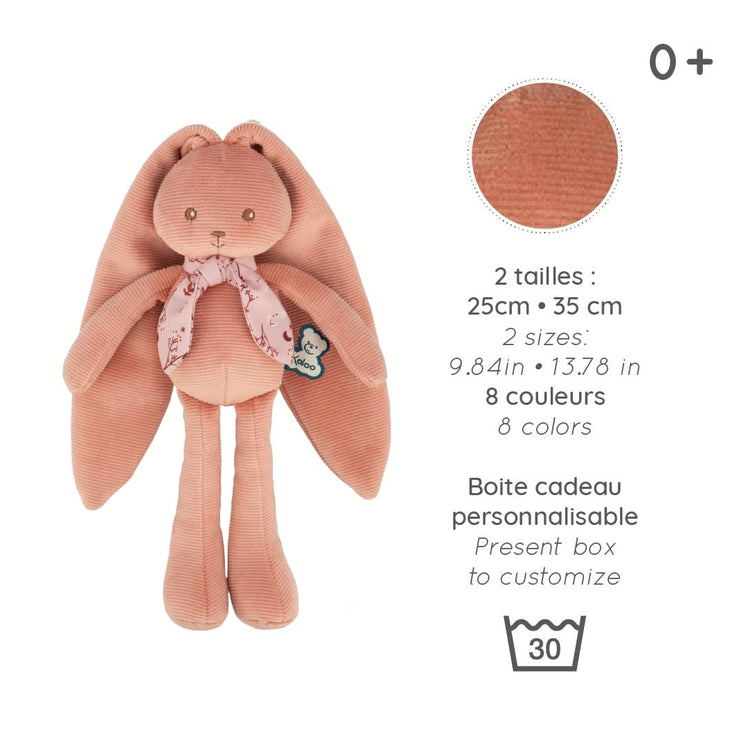 Kaloo Lapinoo Rabbit - Blue Corduroy for First Baby Hugs