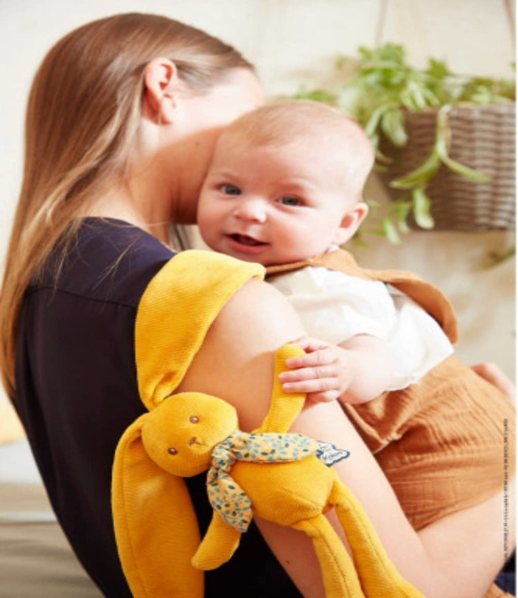 Kaloo Lapinoo Rabbit - Ochre Corduroy, Machine Washable
