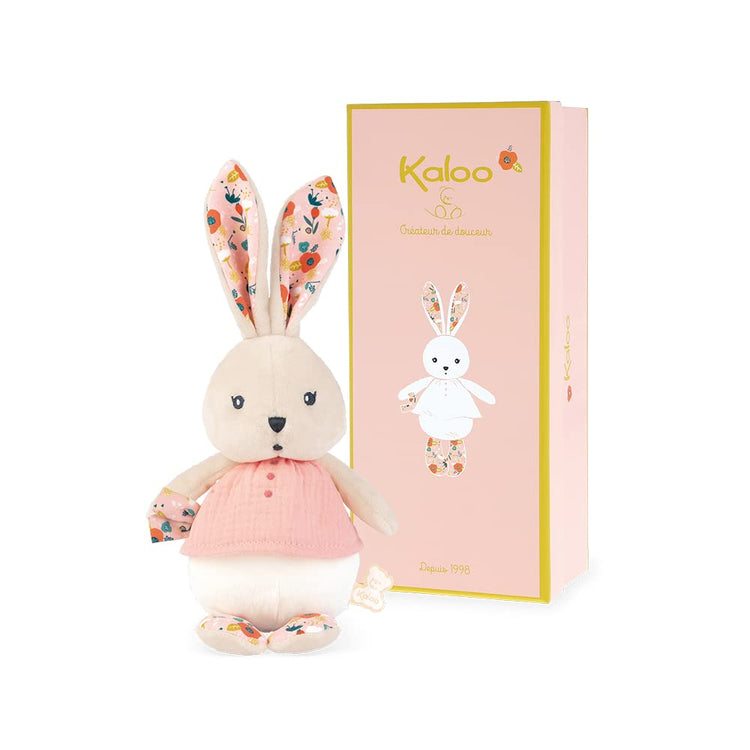 Kaloo Rabbit Poppy Plush - 8.7" Super Soft Gift-Box Bunny