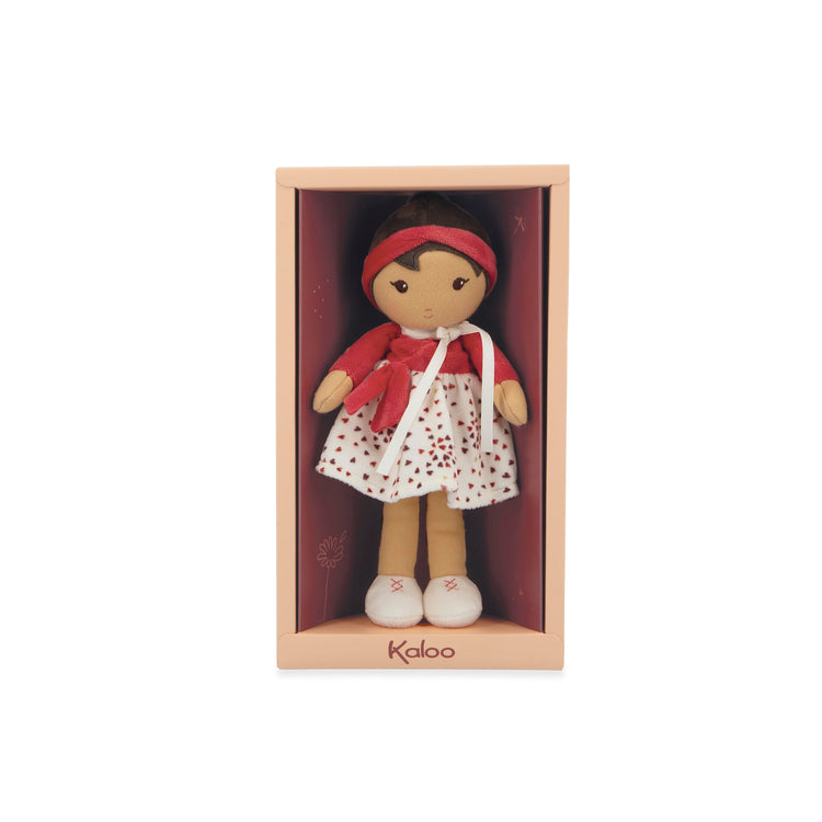 Kaloo Emilie Doll - Medium Plush with Custom Ribbon Gift