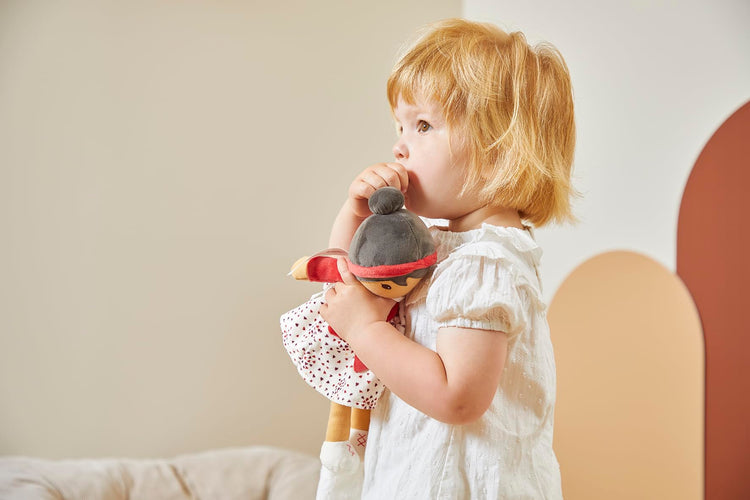 Kaloo Emilie Doll - Medium Plush with Custom Ribbon Gift