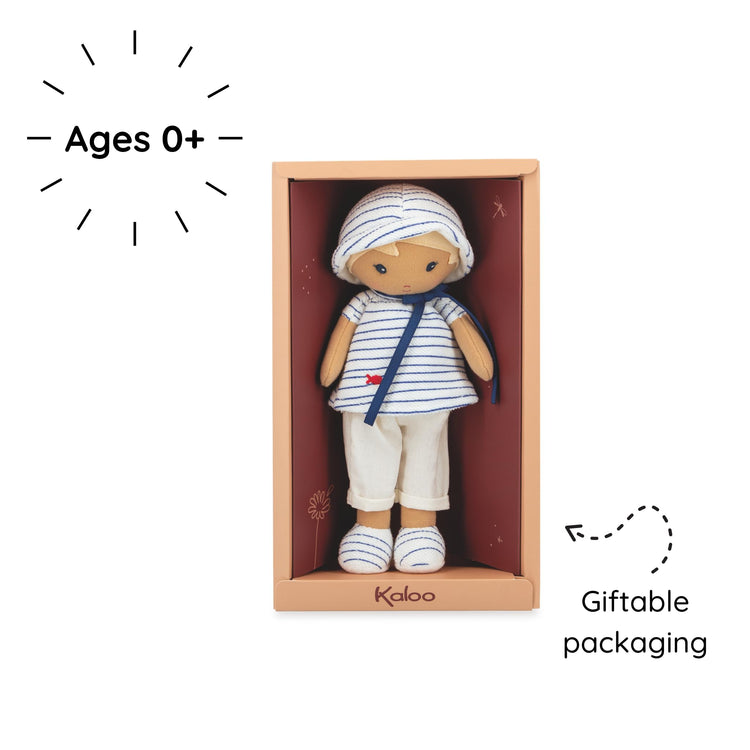 Kaloo Tendresse Eli Doll - Washable Soft Plush First Friend