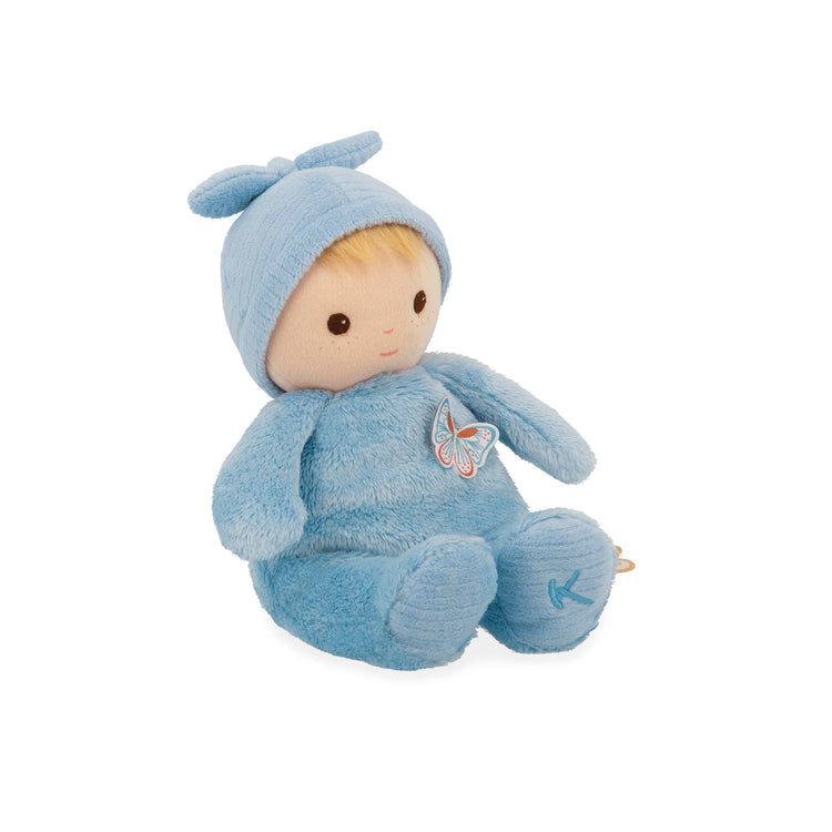 Kaloo Baby Doll - Blue Linen Style for Cozy Baby Cuddles